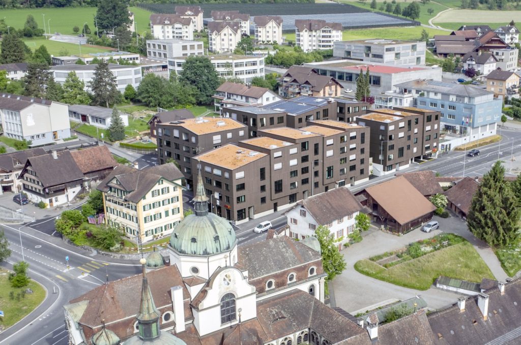 Visualisierung des ersten SNBS Projekt in Luzern.